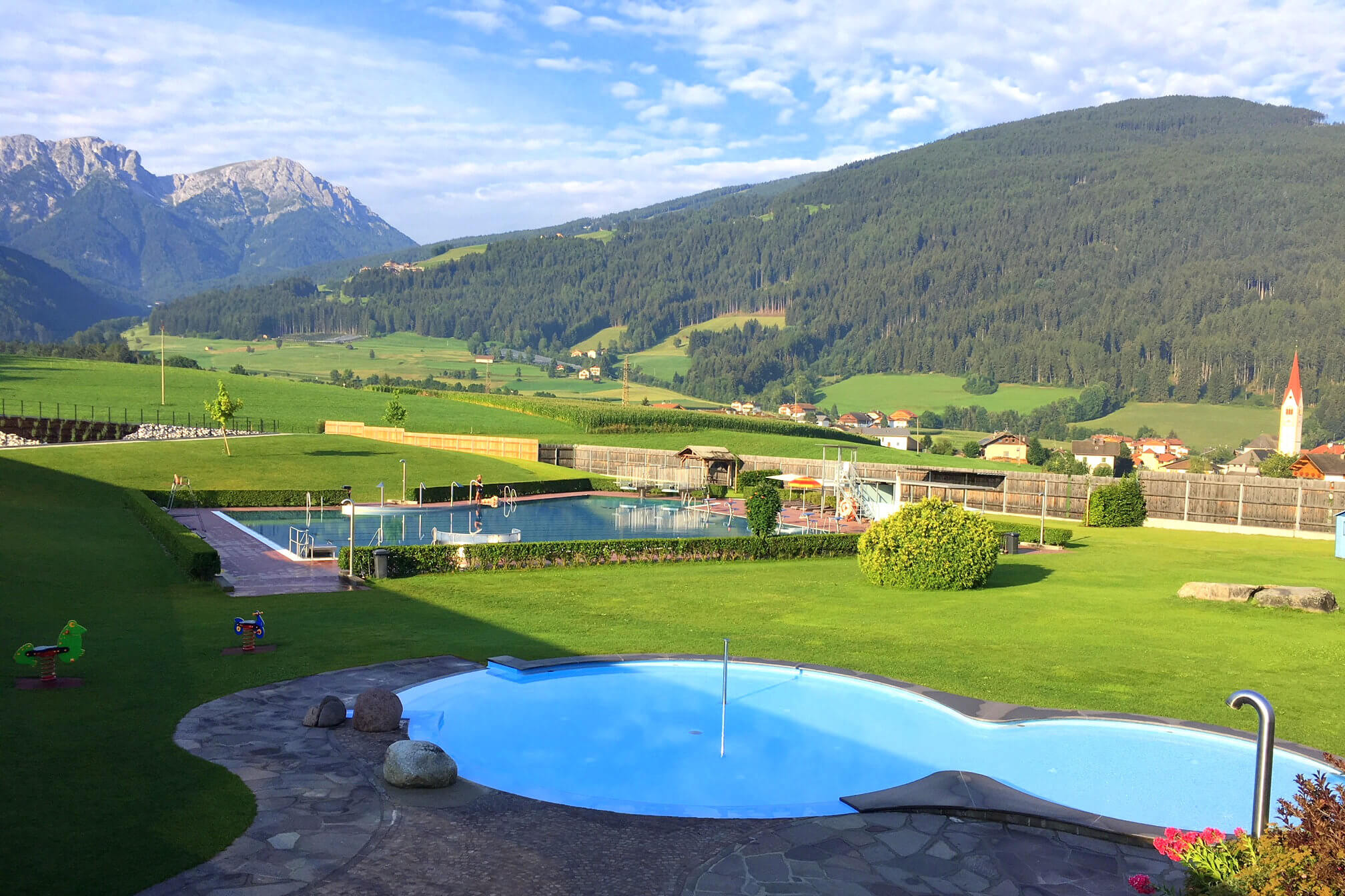 Piscina all'aperto Valdaora - Residence Maximilian
